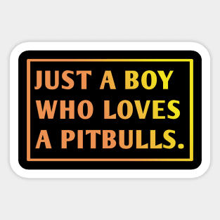 Pitbull Lover Sticker